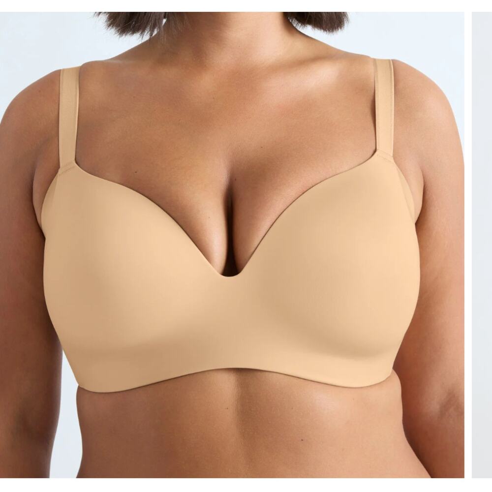 Knix size 3 NEW WingWoman bra color warm sand no underwire
